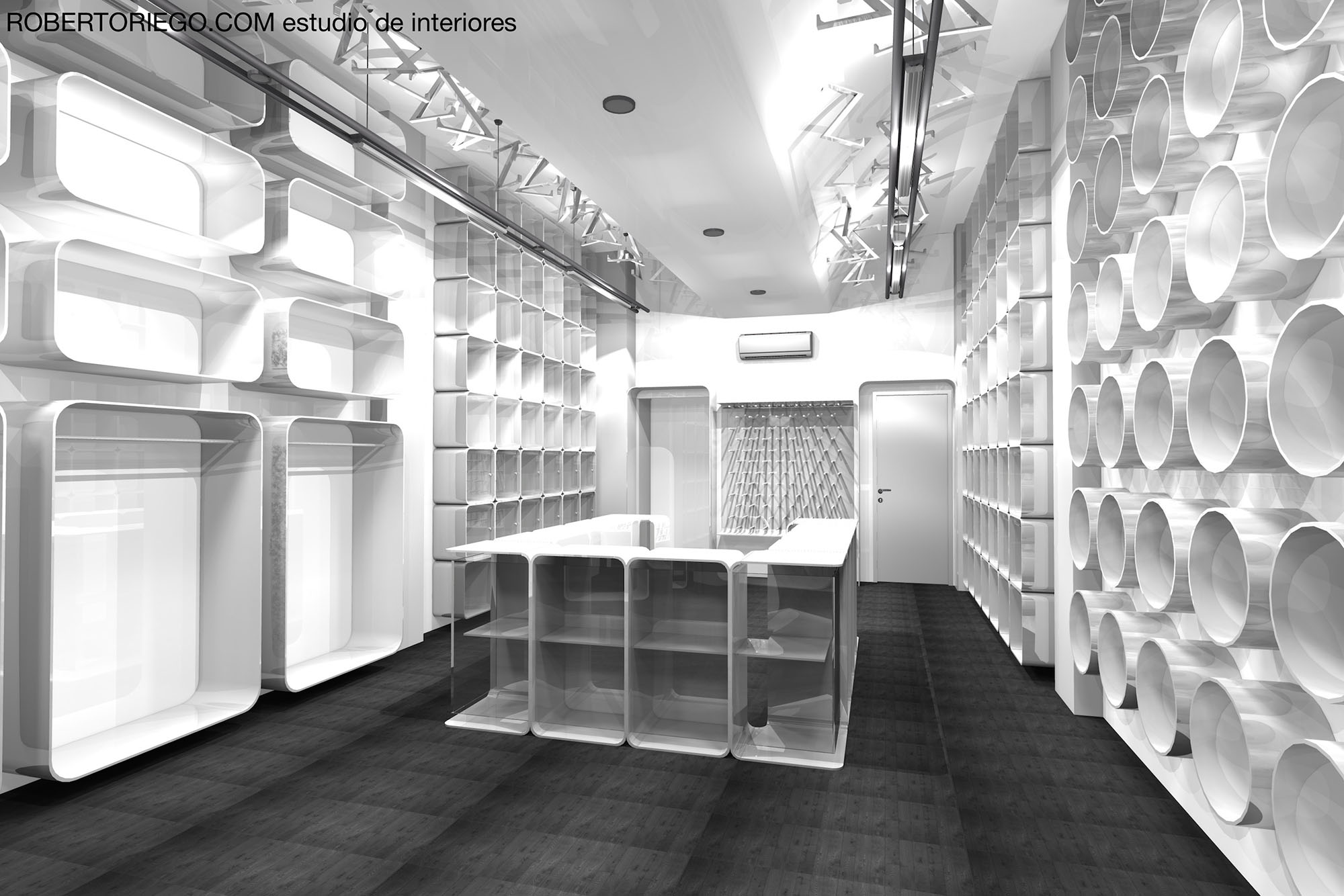 Interiorismo y decoración Showroom Complementos - Luale Proyectos