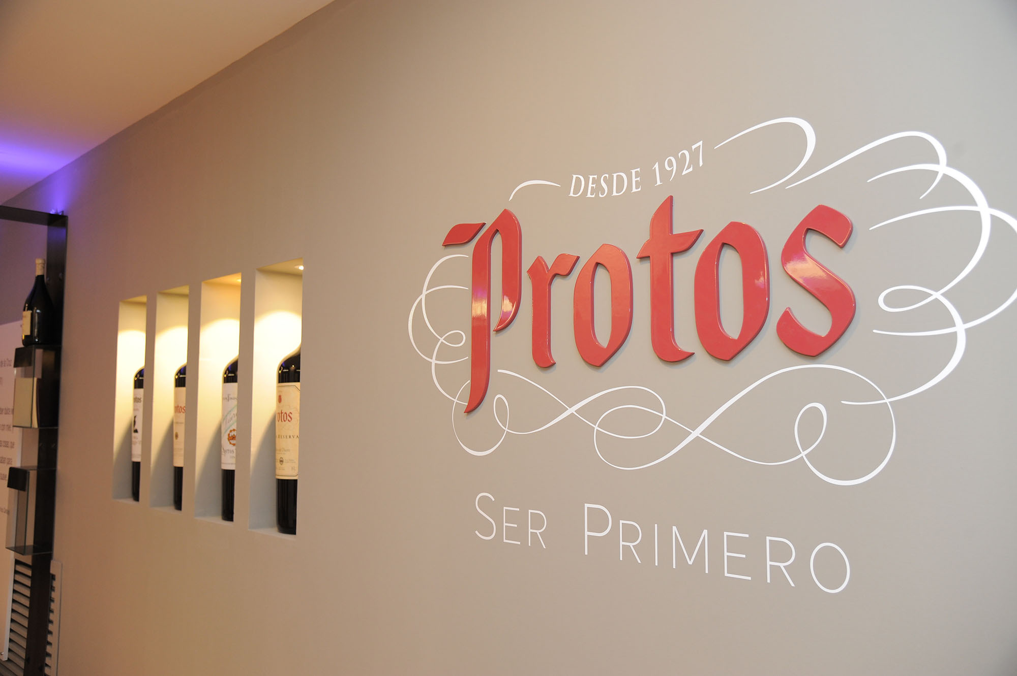 Diseño de Interior Bodega Reino de las letras Protos - Bodegas Protos