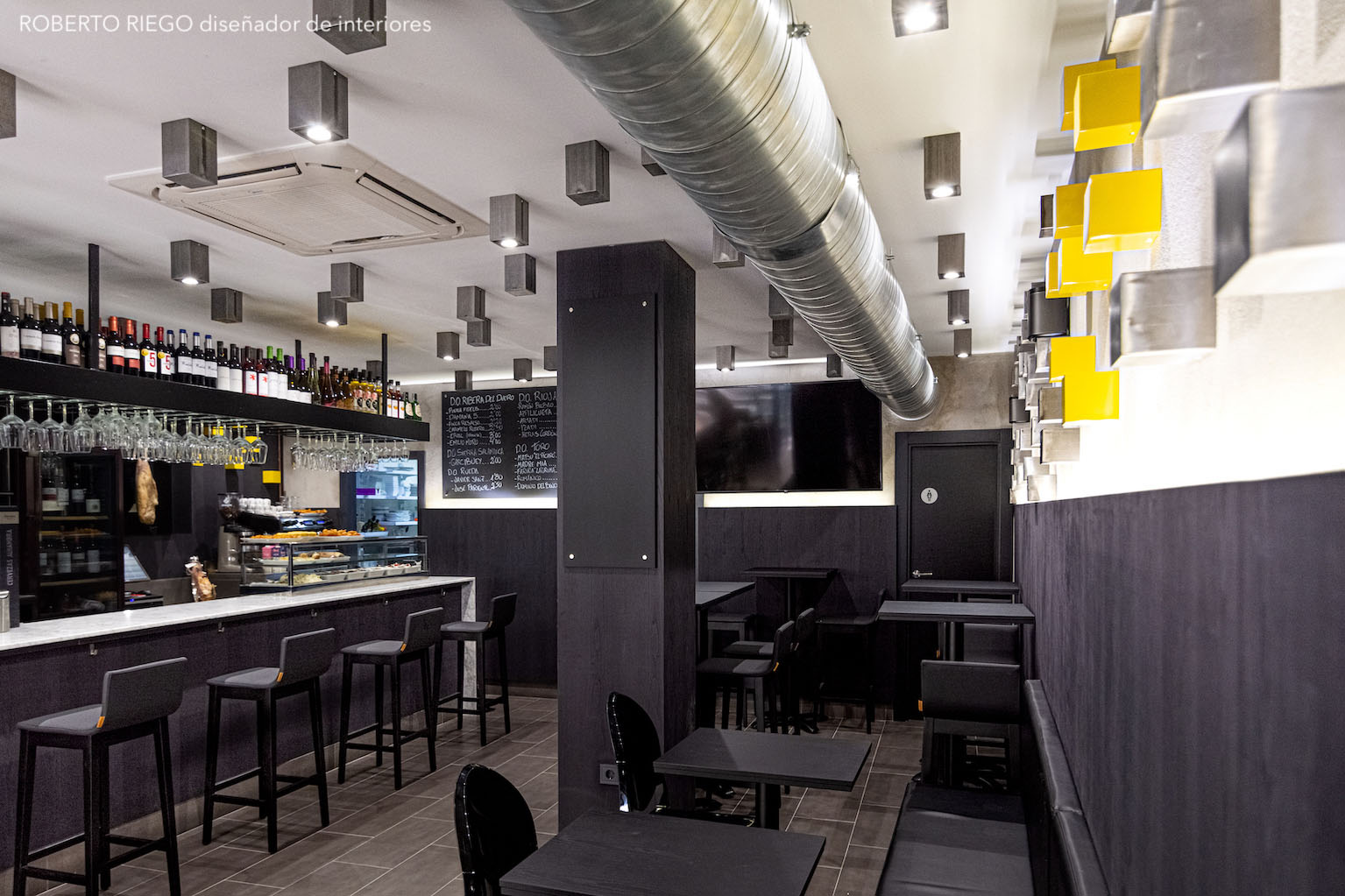 Interiorismo y Decoración Café Bar Nº8 - Luale Proyectos