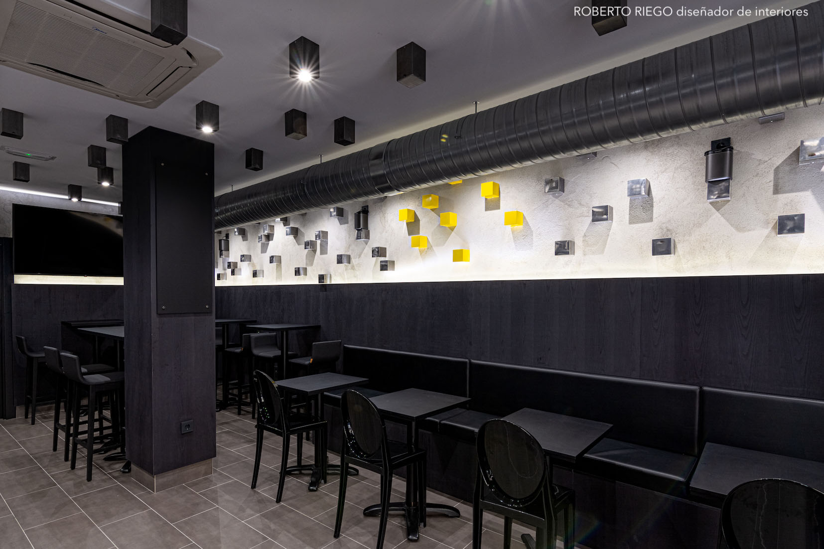 Interiorismo y Decoración Café Bar Nº8 - Luale Proyectos