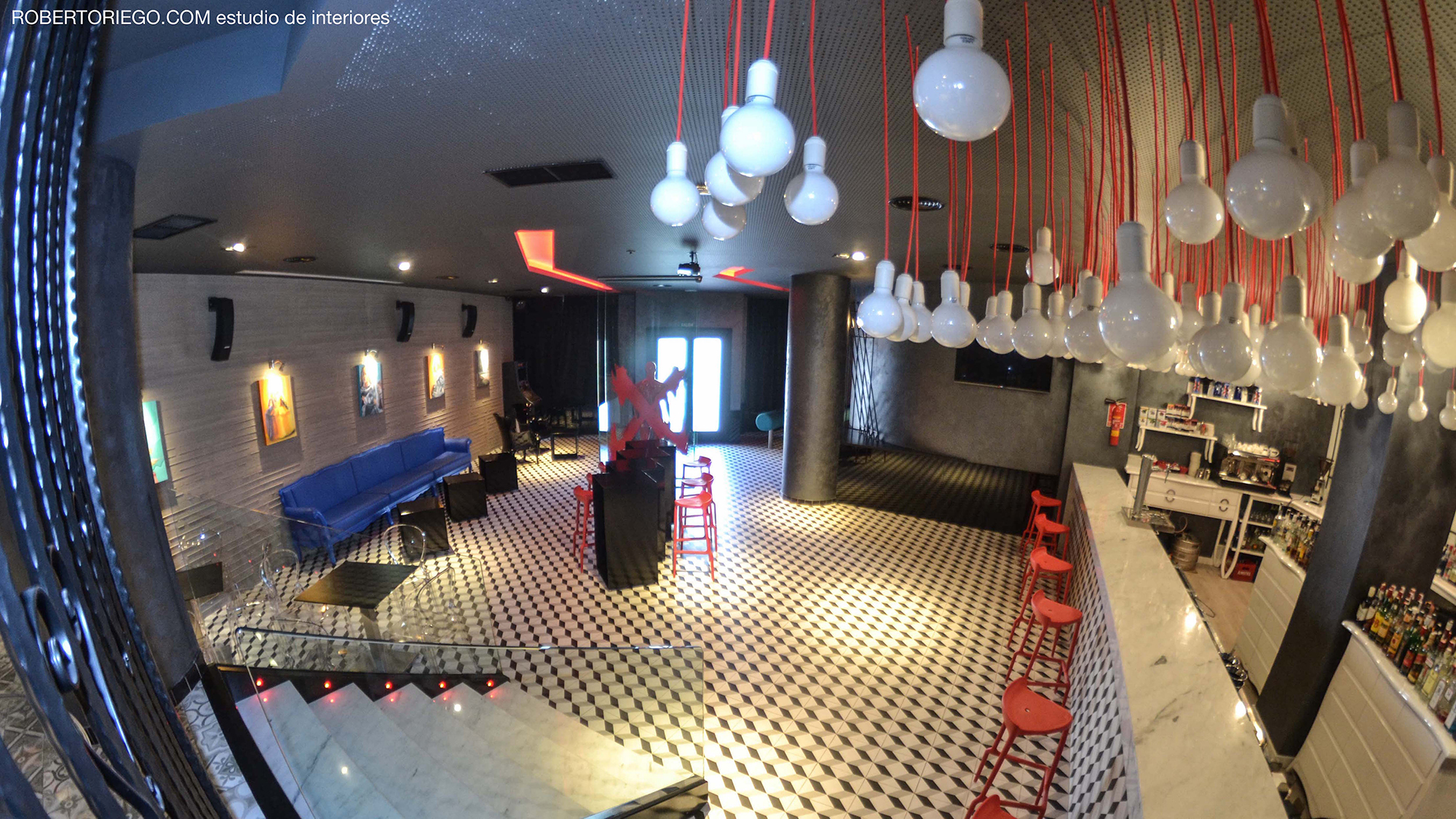 Interiorismo y decoración Pub Époka Zamora - Luale Proyectos