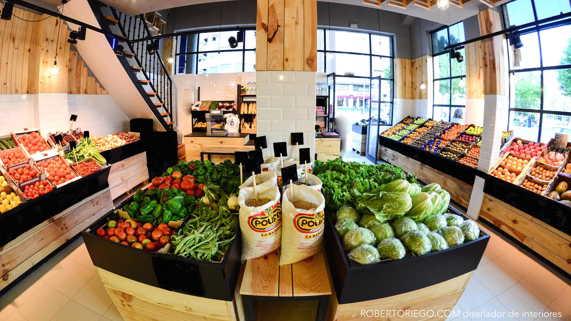 Proyecto de interiorismo y decoración Frutería El Cid Zamora