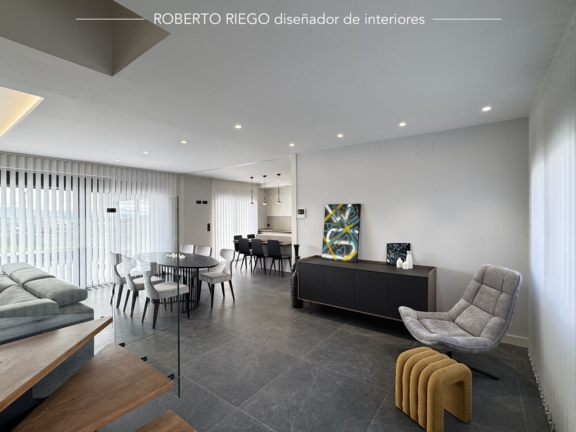 Hall Entrada Casa Five - Luale Proyectos