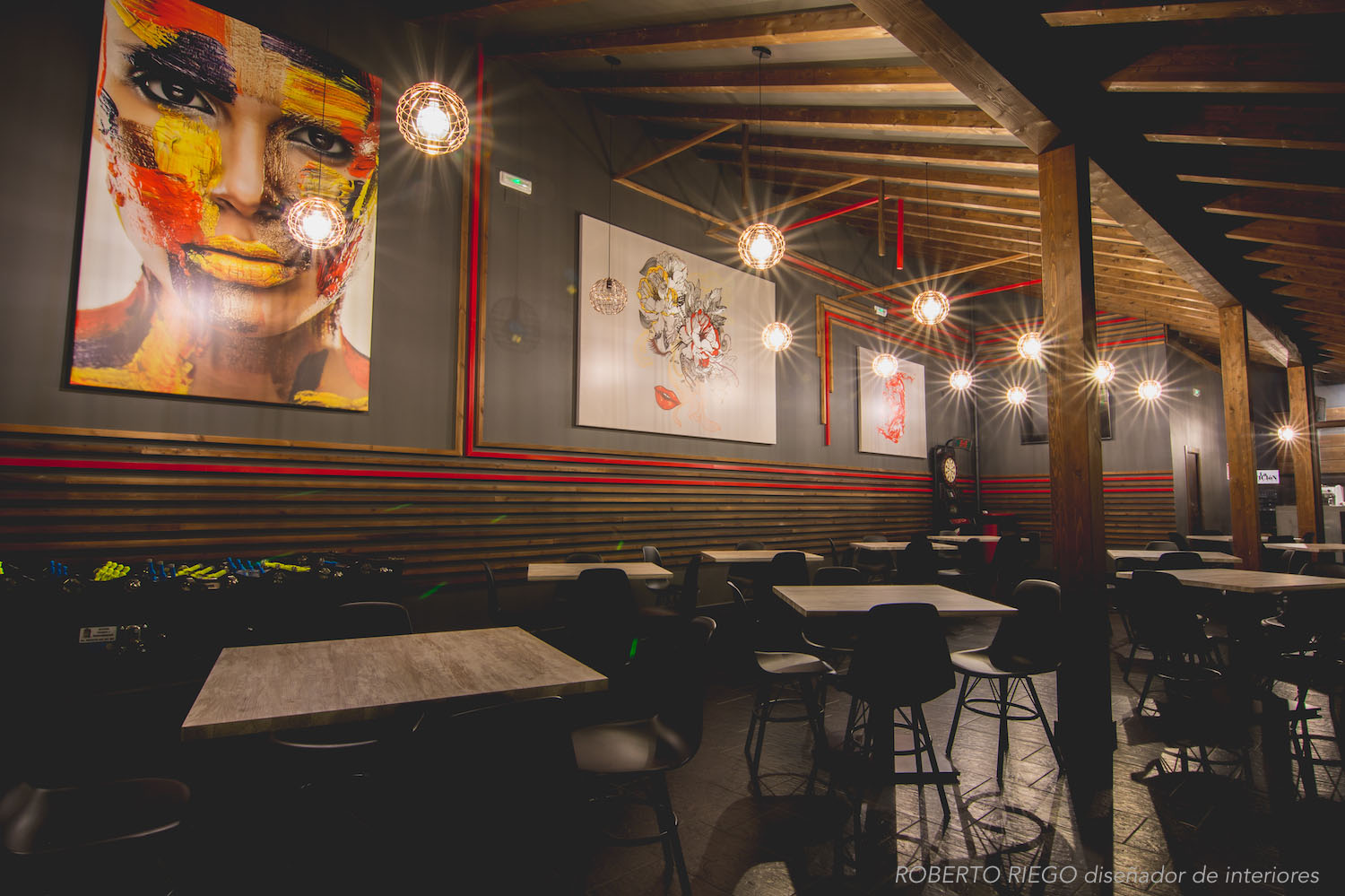 Diseño de Interior y terraza Bar - Terraza La Afición - Luale Proyectos
