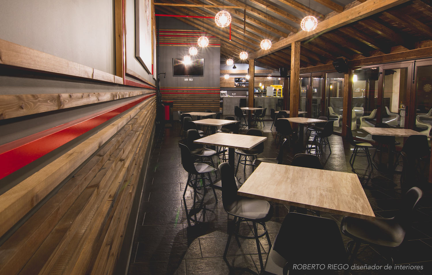 Diseño de Interior y terraza Bar - Terraza La Afición - Luale Proyectos