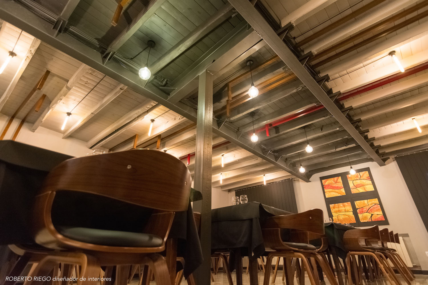 Diseño de interiores Restaurante Casa Fidel San Vitero Zamora - Luale Proyectos