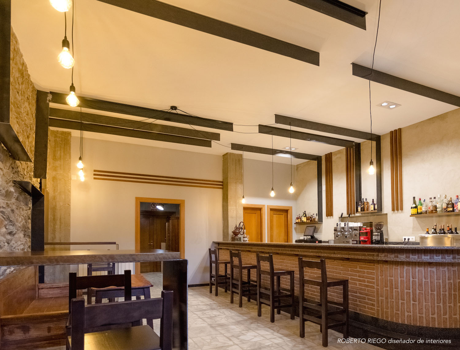 Diseño de interiores Restaurante Casa Fidel San Vitero Zamora - Luale Proyectos