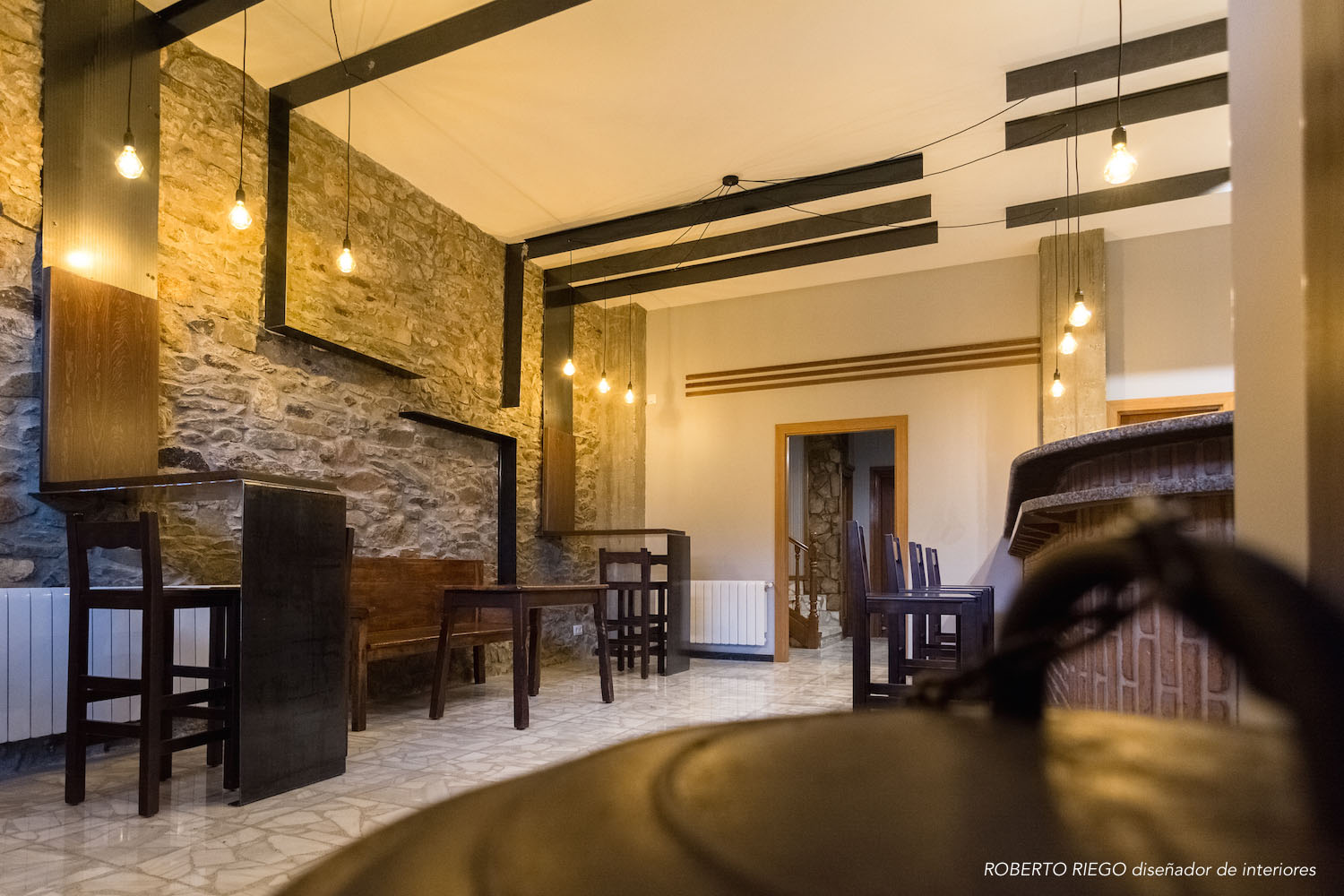 Diseño de interiores Restaurante Casa Fidel San Vitero Zamora - Luale Proyectos