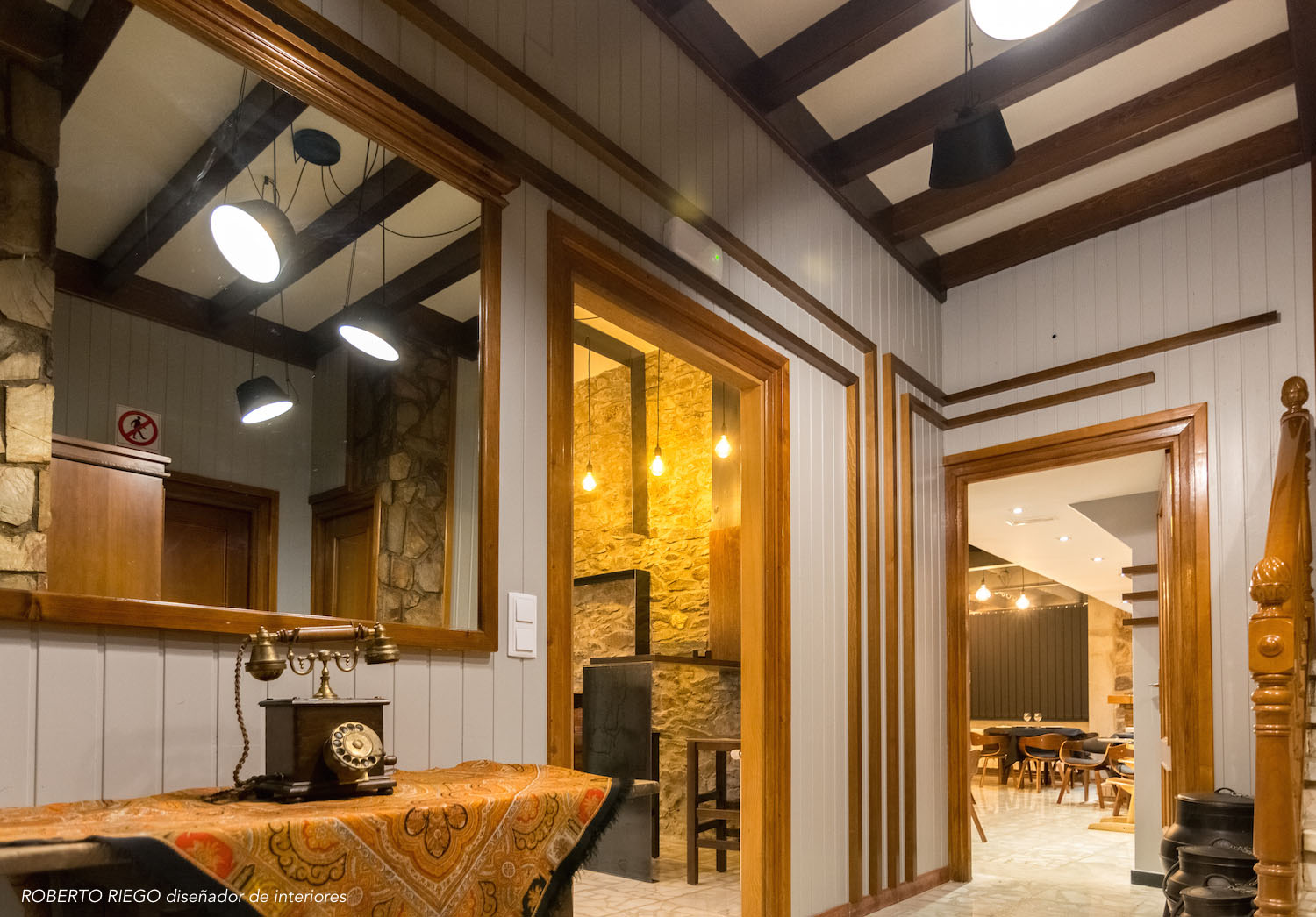 Diseño de interiores Restaurante Casa Fidel San Vitero Zamora - Luale Proyectos