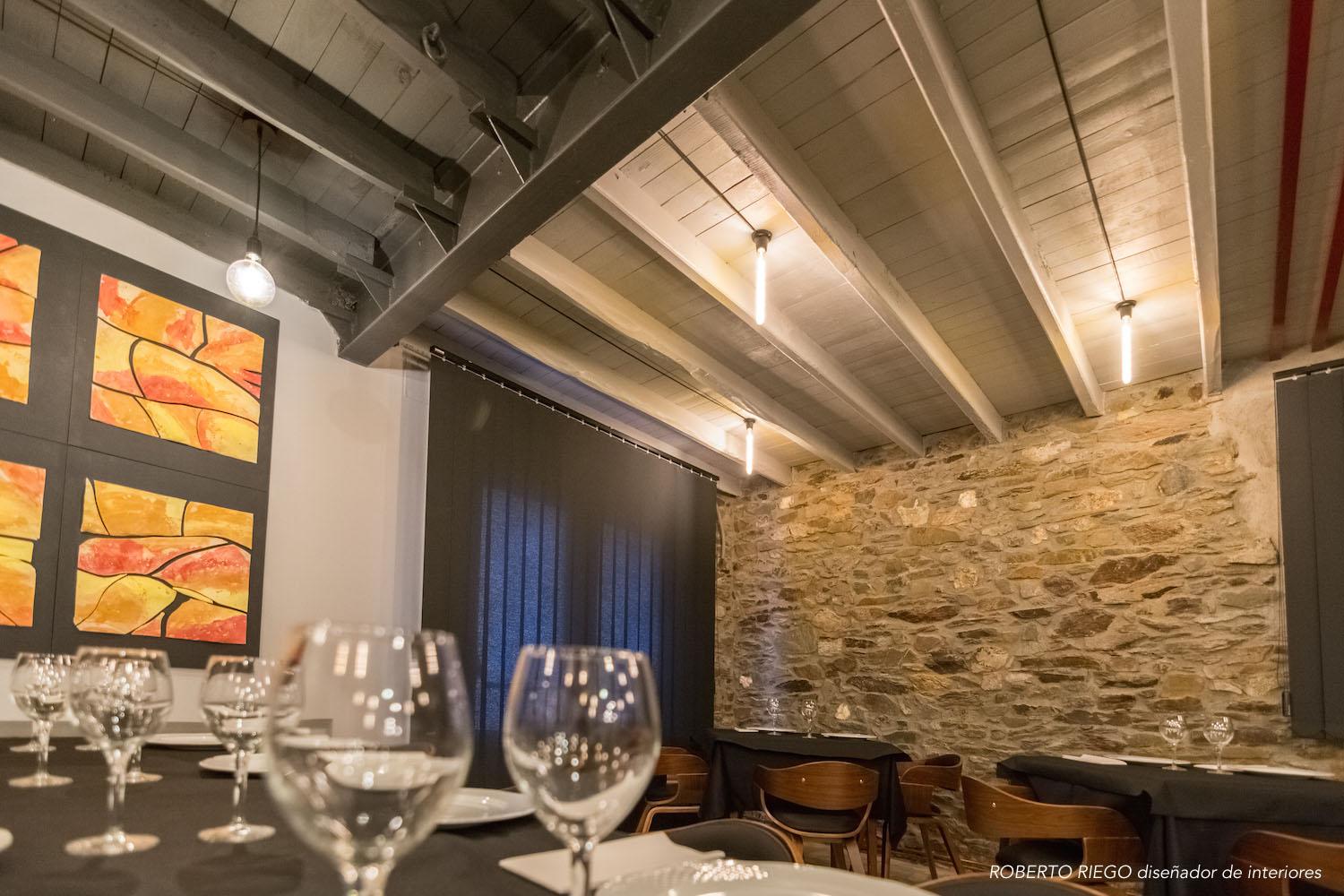 Diseño de interiores Restaurante Casa Fidel San Vitero Zamora - Luale Proyectos