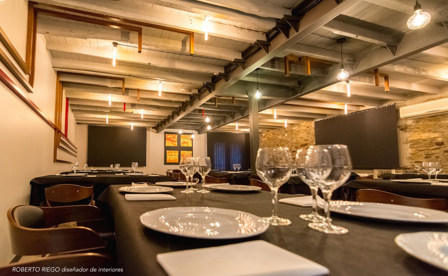 Diseño de interiores Restaurante Casa Fidel San Vitero Zamora - Luale Proyectos