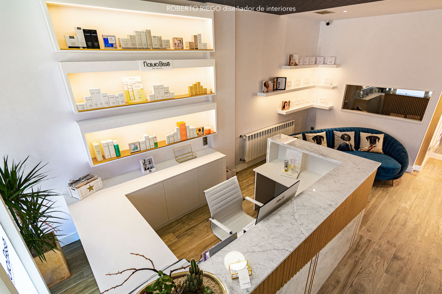 Diseño de Interior Local Comercial - Centro de Estética Esther Pozuelo