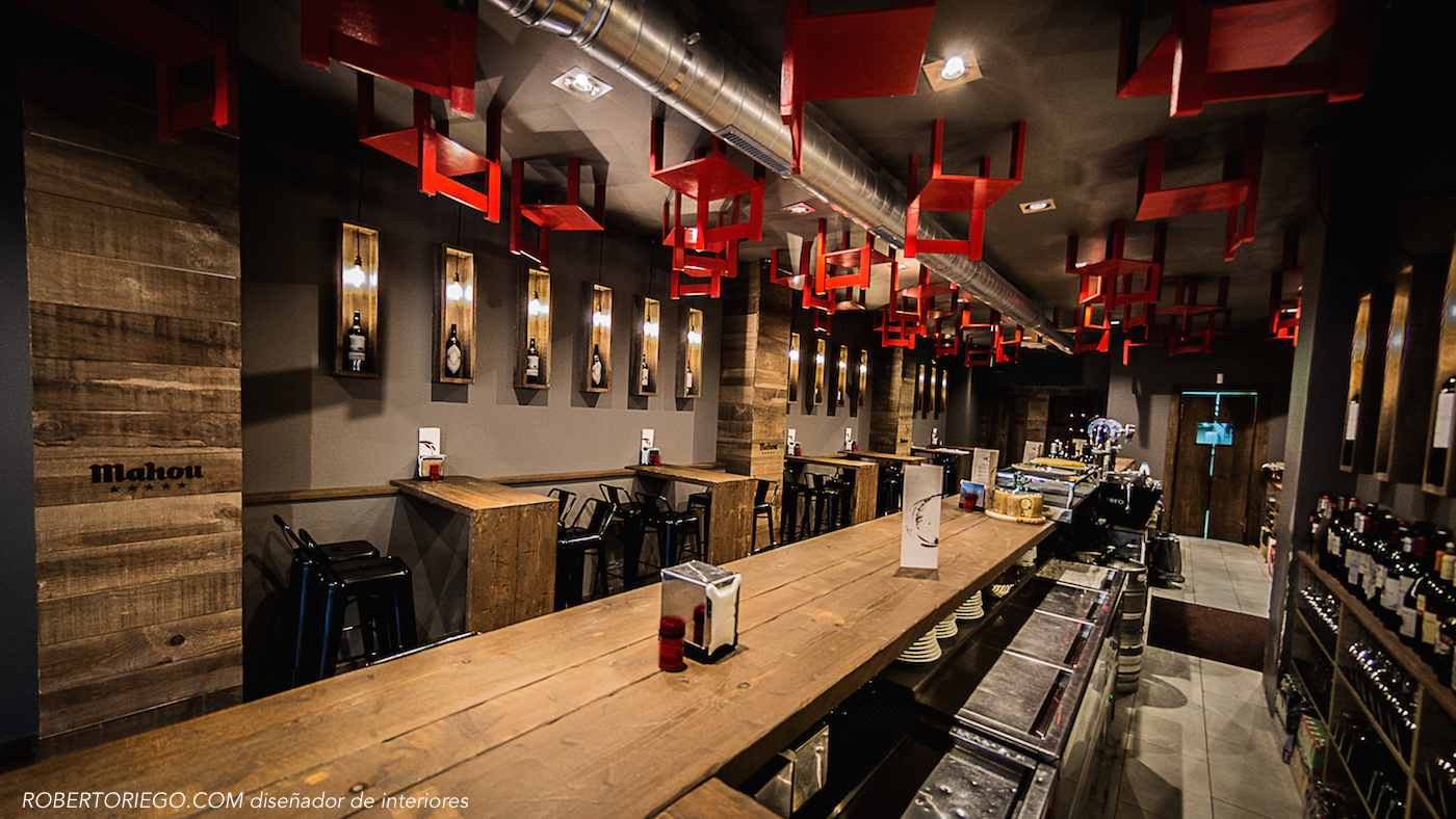 Iluminación bar