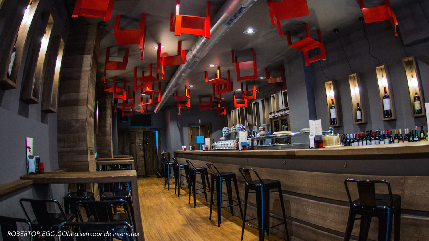 Proyecto de Interiorismo Bar la Parrilla - Luale Proyectos