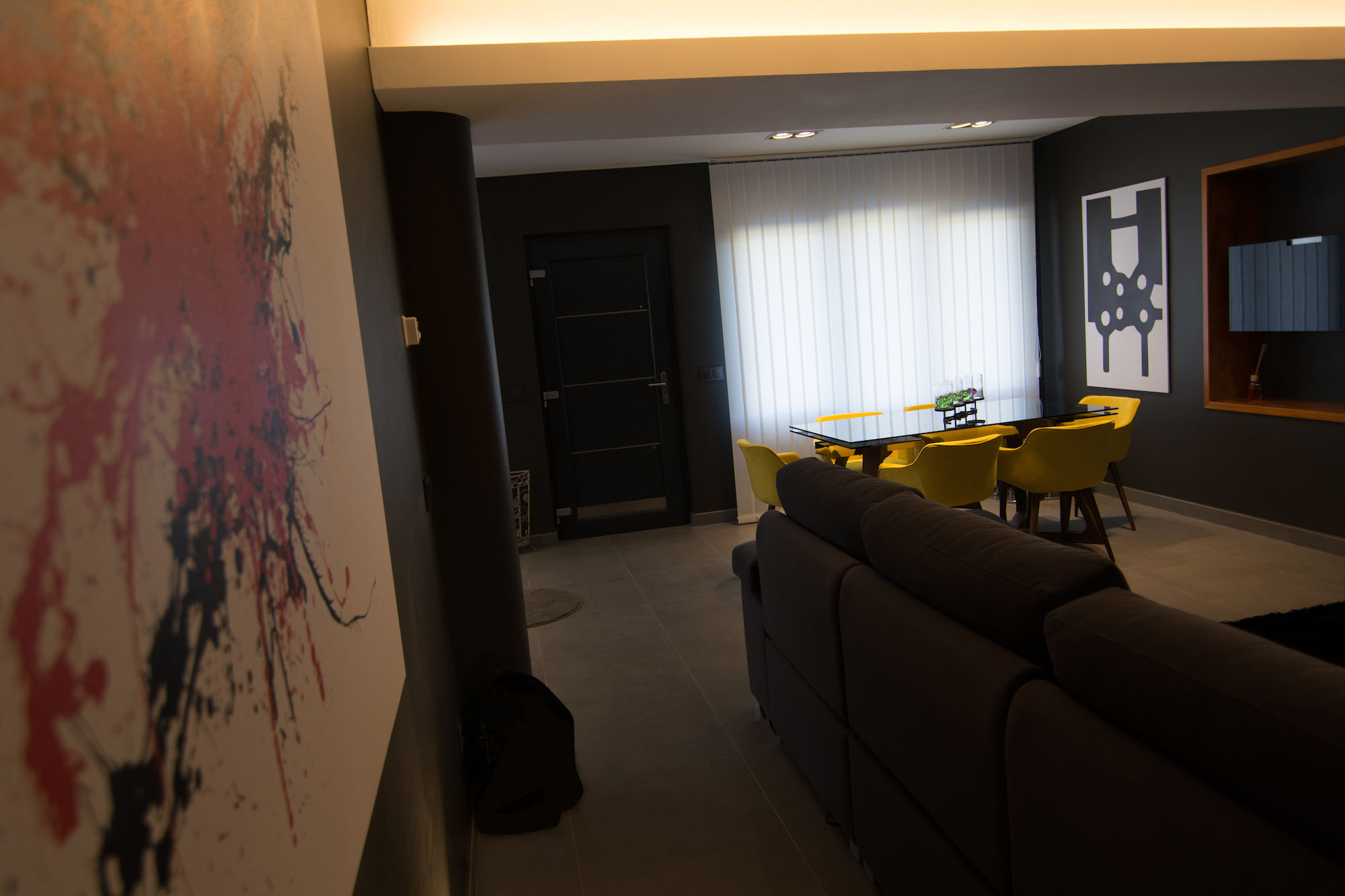 Decoración Salón Vivienda Unifamiliar Navarro