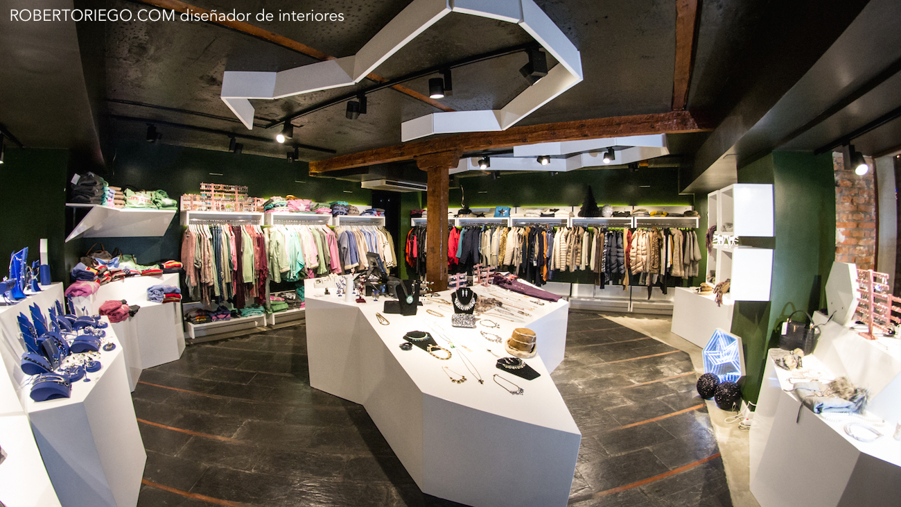 Diseño de interior Showroom Zorro Face Zamora